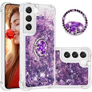 Samsung Galaxy S23 FE case purple quicksand Brand New